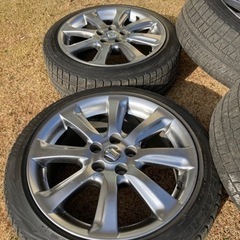 スタッドレスタイヤ　225/45R18  クラウン純正アルミ