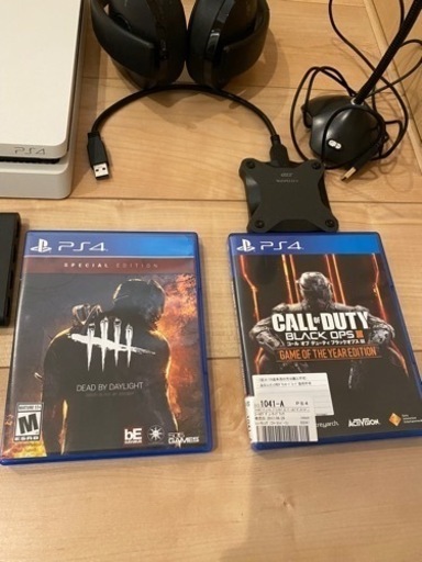 取引完了しました!ps4本体 ワイヤレスヘッドセット usbマイク等