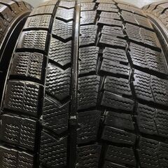 DUNLOP WINTER MAXX WM02 205/55R16 16インチ スタッドレス 4本 2017年製 バリ溝 レガシィB4 リーフ ノア等　(TE670)クレジットカード QRコード決済可能