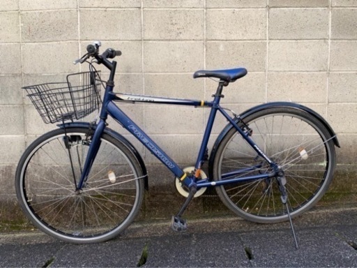 クロスバイク】700x32cタイヤ 7段変速付 チェーン新品❗️泥除け、前