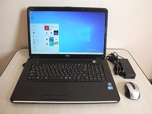 高速SSD240GB搭載　大画面18.4型(1680×945ドット)　Core i5　富士通 FMV-BIBLO NW/G75　ノートパソコン　 (3889)