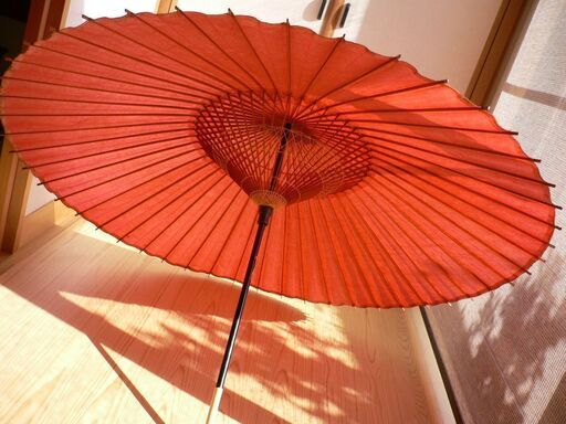 34年前の羽二重蛇の目傘