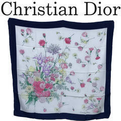 ⭕⭕⭕KI5/15　Dior ディオール 大判スカーフ 約85×...