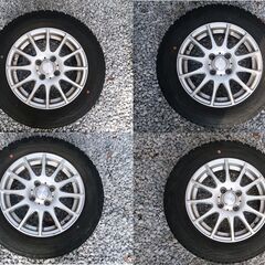 スタッドレスタイヤホイール付き4本セット/ダンロップ WINTER MAXX 01