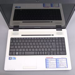 高速SSD 中古美品 ホワイト ノートパソコン 15.6型 FRONTIER