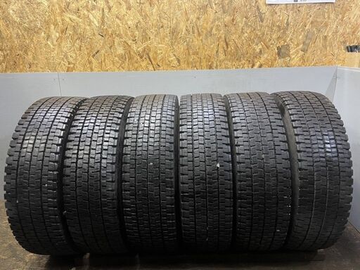 DUNLOP DECTES SP001 245/80R17.5 133/131J 17.5インチ トラックタイヤ スタッドレス 6本 2019年製　(TS176)クレジットカード QRコード決済可能