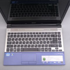 新品SSD ブルー 青 ノートパソコン 中古美品 13.3型 acer Aspire 3830T