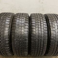 【DUNLOP WINTER MAXX WM01 205/60R16】スタッドレス【DUFACT 16インチ 6.5J5HPCD114.3+53】バリ溝 ノア等　(TA481)クレジットカード QRコード決済可能