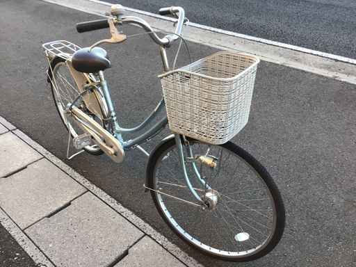 水色ブリヂストン ジョブナ中古自転車整備済み
