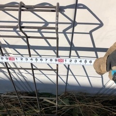 メッシュフェンス黒 2m×75cm 10枚 訳あり