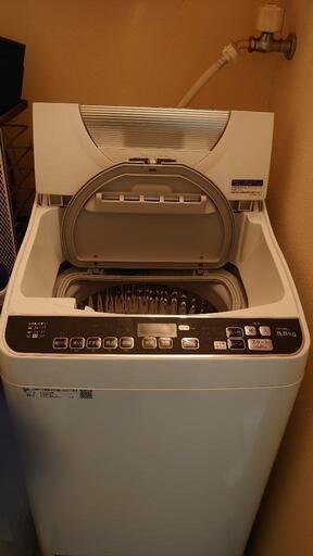 縦型洗濯機（乾燥機能付き）   SHARP  ES-TX5DJ
