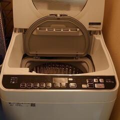 【ネット決済】縦型洗濯機（乾燥機能付き）   SHARP  ES...