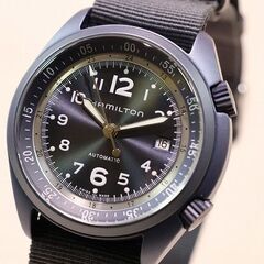 苫小牧バナナ】極美品 ハミルトン H80495845 カーキ パイロット