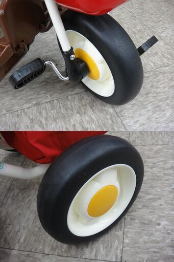 93 idea ディズニー くまのプーさん 幼児用 ポップアップカーゴ三輪車