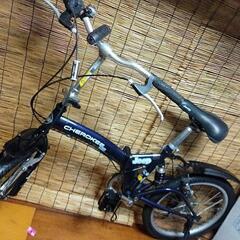 【ネット決済・配送可】Jeep折りたたみ自転車