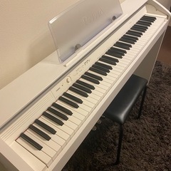 【ネット決済】カシオ　電子ピアノ（ホワイトウッド調）PX-750