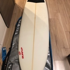 値下げ【サーフボード】ケース、リーシュ、フィン付き！破格！