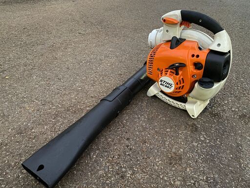 現物確認 初期不良対応します 整備済 スチール　STIHL 低振動パワフル 27.2cc エンジンブロワ　BG86C 最大風速 89 m/s 最大風量 810 m3/h