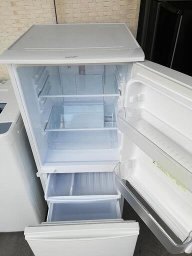 【配送・設置無料】⭐シャープ冷蔵庫138L＋アクア洗濯機６kg⭐JWJ62 - 家電