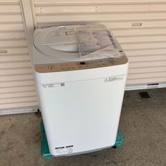 SHARP 全自動電気洗濯機 6.0kg 2018年製 ES-G...