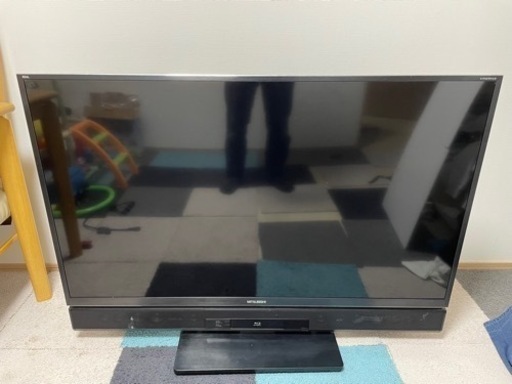 【取引中】三菱　MITSUBISHI 50インチ　液晶テレビ REAL LASERVUE LCD-50LSR6 内蔵HDD/BD 2015年製　中古品