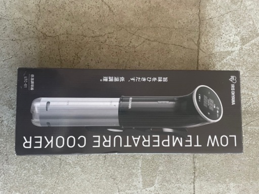 【新品未使用】アイリスオーヤマ LTC-01 低温調理器 ブラック