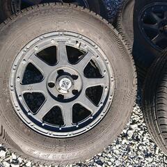 タイヤホイール4本セット 215/70R16 デリカD5にて使用！