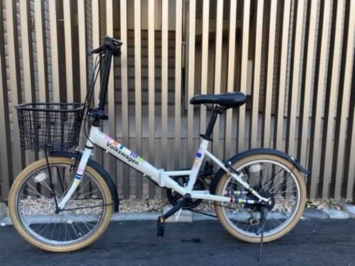 (美品)Volkswagen変速折りたたみ自転車