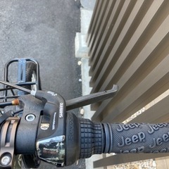 お決まり(美品)JEEPーJE206g変速折りたたみ自転車