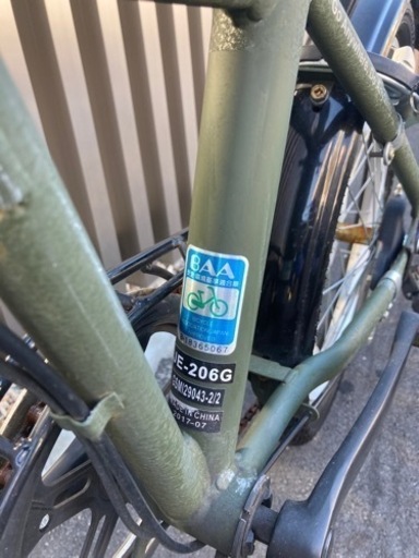 トップ お決まり(美品)JEEPーJE206g変速折りたたみ自転車 