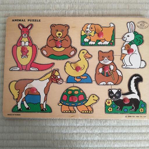 木製パズル動物9ピース 朝が来た 大和西大寺の家具の中古あげます 譲ります ジモティーで不用品の処分