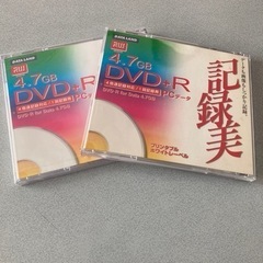 【ネット決済】4.7GB DVD-R 2枚