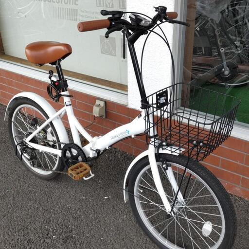 美品❗折りたたみ自転車20インチ