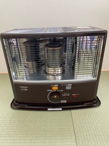 コロナ】 自然通気形開放式石油ストーブ RX-2221Y 3.7L 2021年製 
