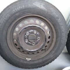 スタッドレスタイヤ 195/65R15 ナンカン AW-1 2020年38週 ホイール付き