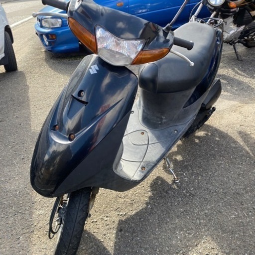 SUZUKI  レッツ2 紺色　セル始動　2サイクル　福岡市南口