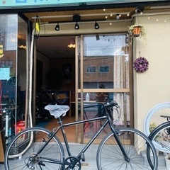 中古クロスバイク 6速 マットブラック 美品 10800円＋当店消費税5%