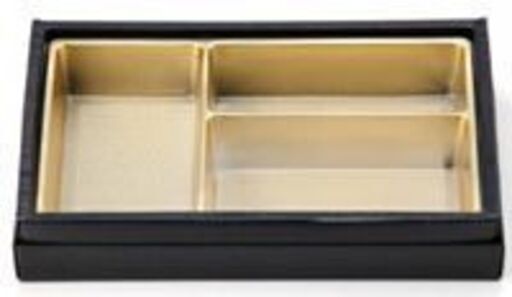 織部　テイクアウト　弁当　新品　「特製幕内　無地　外箱」「長手箱　大　プラトレー　金」300セット