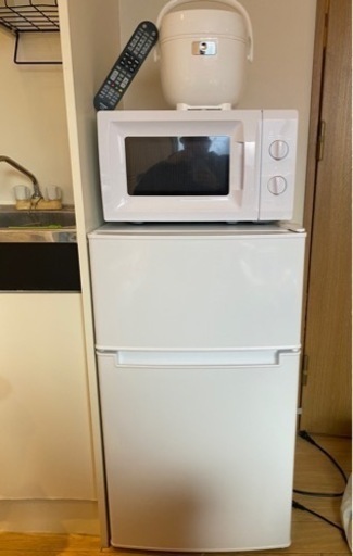 家電4点セット　一人暮らし用　炊飯器　冷蔵庫　電子レンジ　洗濯機