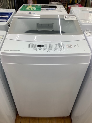 ニトリ 6.0kg 全自動洗濯機 NTR60 2019年製