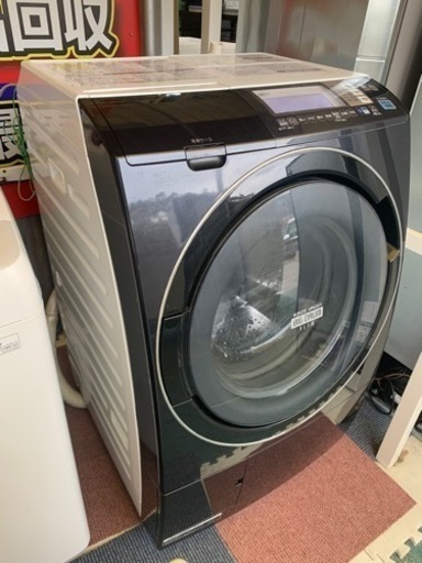 【リサイクルサービス八光 田上店 配達・設置OK】BD-S7400L 日立 ドラム式洗濯乾燥機 左開き ヒートリサイクル 風アイロン・ビッグドラム スリム 洗濯9.0kg 乾燥6.0kg