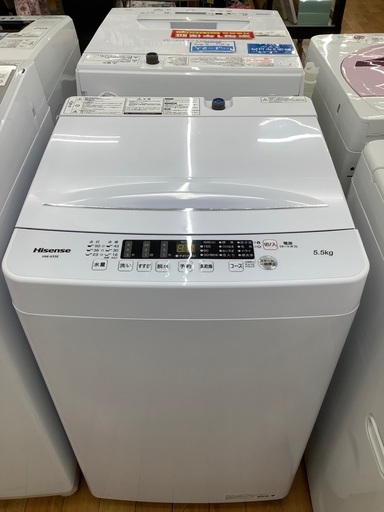 地域限定配送無料】Hisense ハイセンス 全自動洗濯機 HW-K55E 