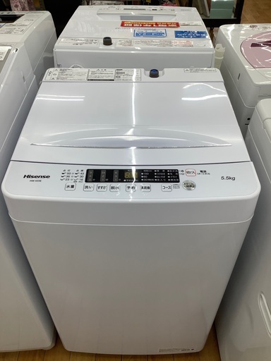 Hisense（ハイセンス）5.5kg 全自動洗濯機 HW-K55E 2021年製