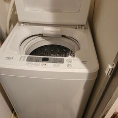 【譲ります】 洗濯機  aqw-s452 縦型洗濯機 一人暮らし...