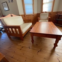 カントリー家具　3点ファニチャーセット