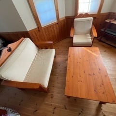 カントリー家具　3点ファニチャーセット