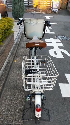 bikke ポーラー 白 2017年式 電動自転車 ブリジストン