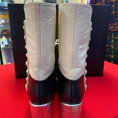 シャネル シャネル パールミドルブーツ【引き取り限定】