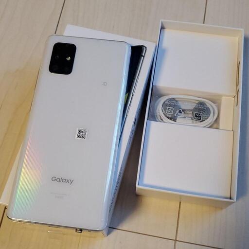 Galaxy A51 5G プリズムブリックスホワイト 128 GB au 
