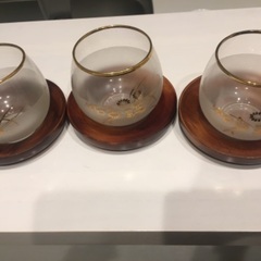 【お値下げしました・茶卓付き】冷茶グラス